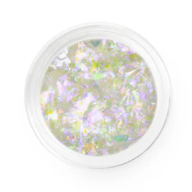 Iz Beauty Interstellar nagelflakes krom blå lila