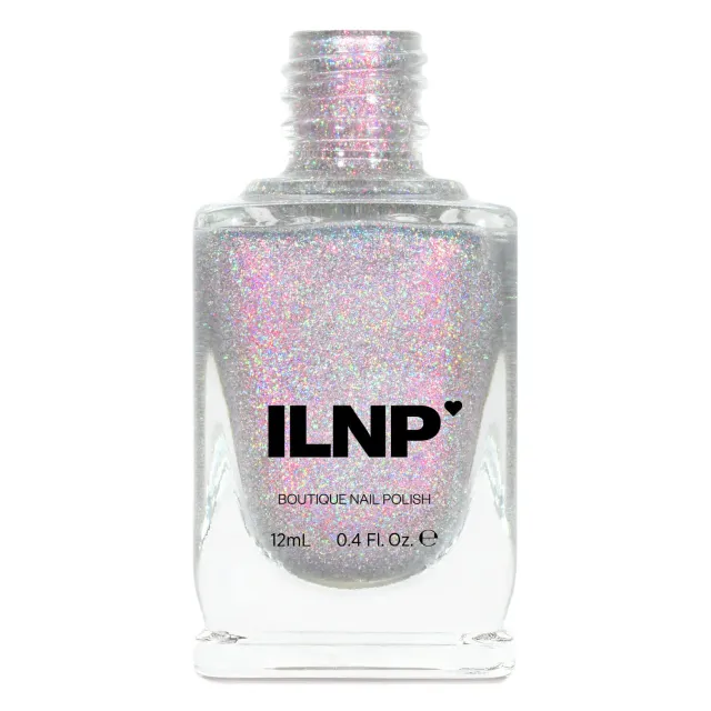 ILNP Color Kissed Rosewater nagellack holografiskt rosenrött