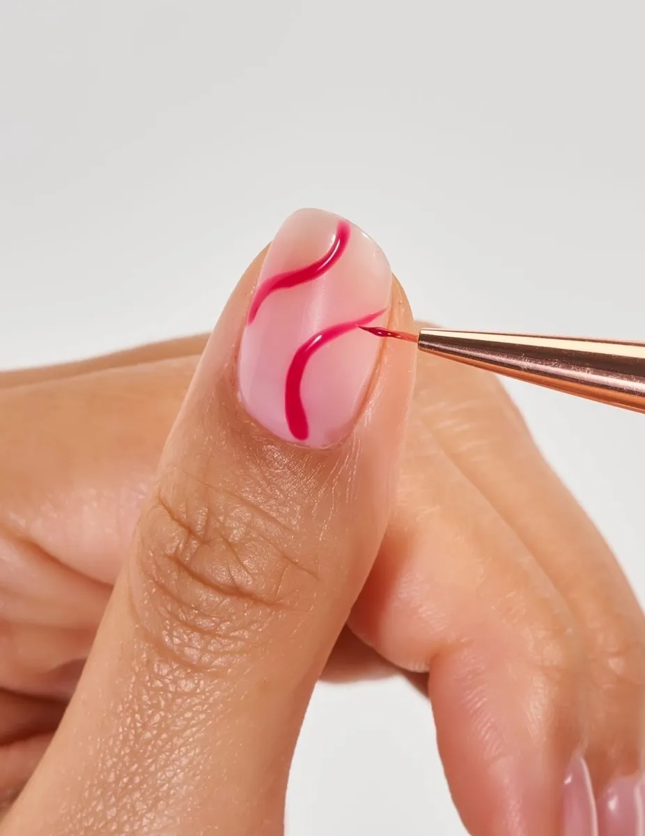 Le Mini Macaron Le Liner Brush nail art pensel