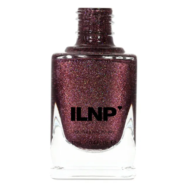 ILNP Bloodline nagellack marsala holografisk