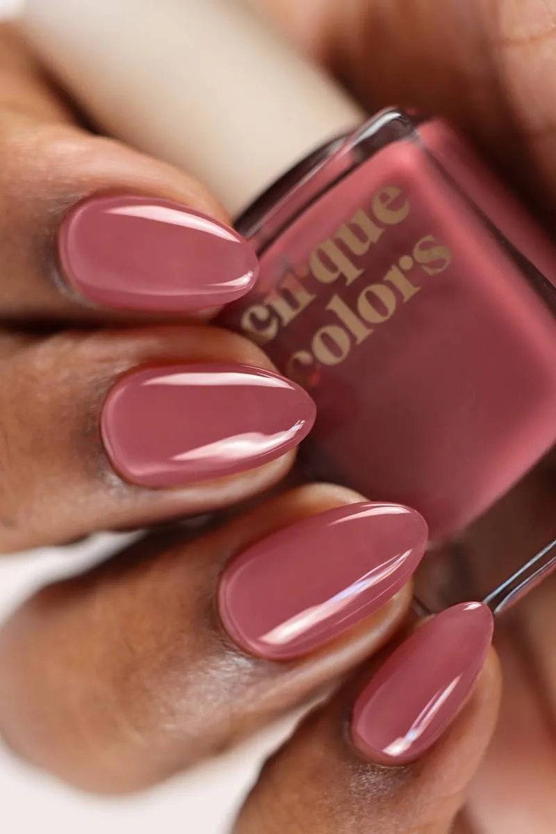 Cirque Colors Rosewood Jelly nagellack brunrosa