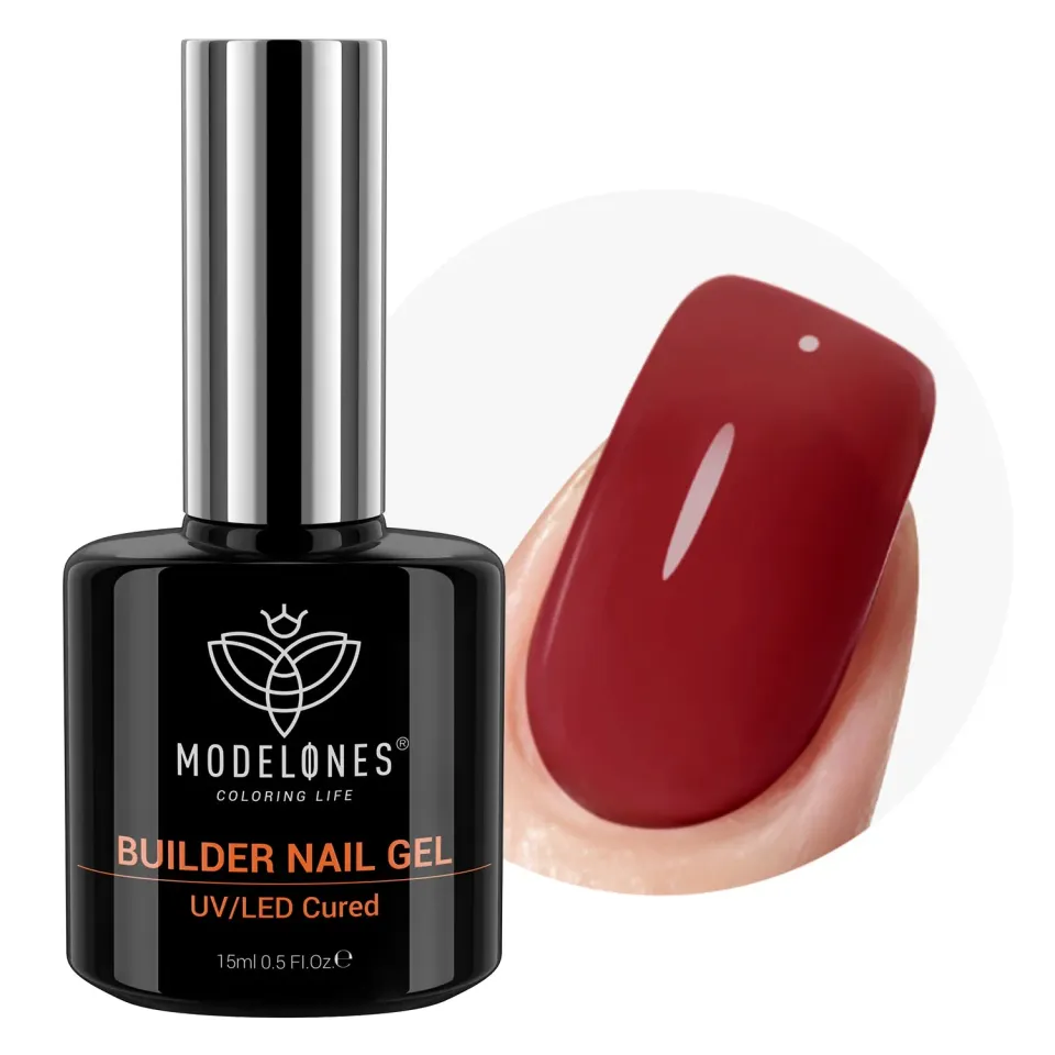 Modelones Wine Red byggel 15 ml vinröd förstärkning