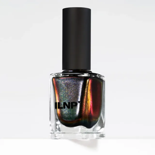 ILNP Cosmos Orbit nagellack gråblå multikrom