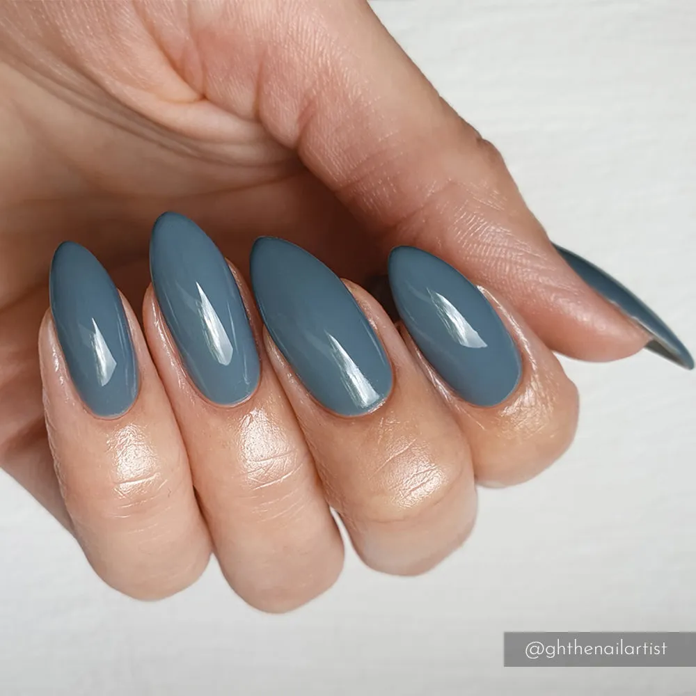 Iz Beauty Pro Colour Mountain View IZ710 gelenagellack stålblå 4 g