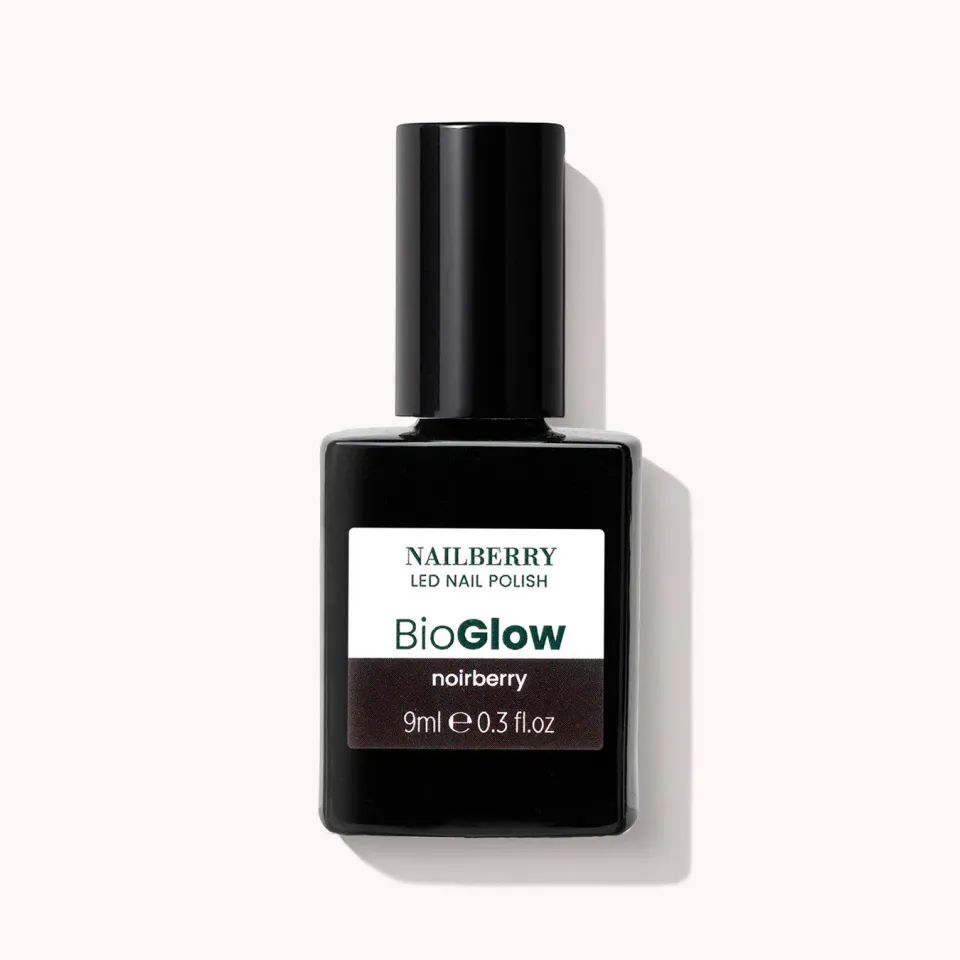 Nailberry BioGlow Noirberry gellack 9 ml mörkröd