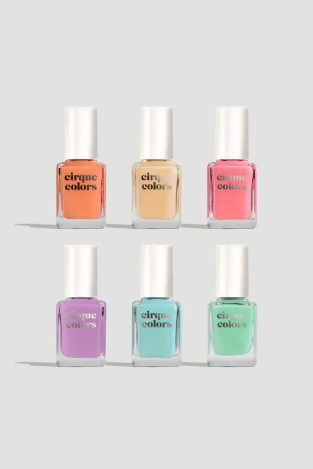 Cirque Colors Over The Rainbow nagellack set 6-pack pastell