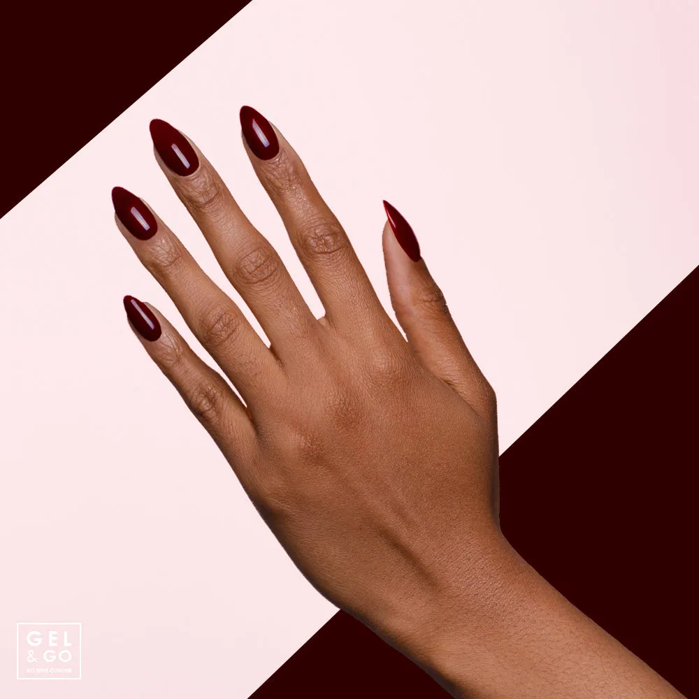 Iz Beauty Gel&Go Vintage Port GG1005 gellack mörkröd 12ml