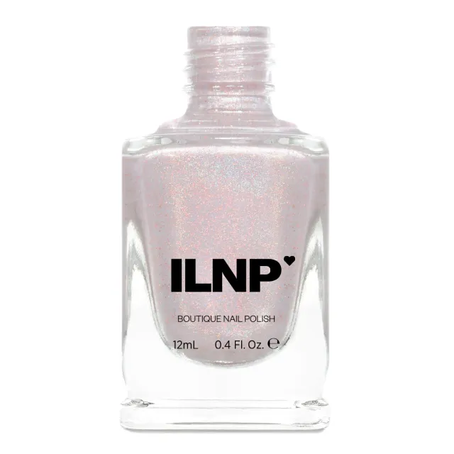 ILNP Hope nagellack café latte beige holografisk