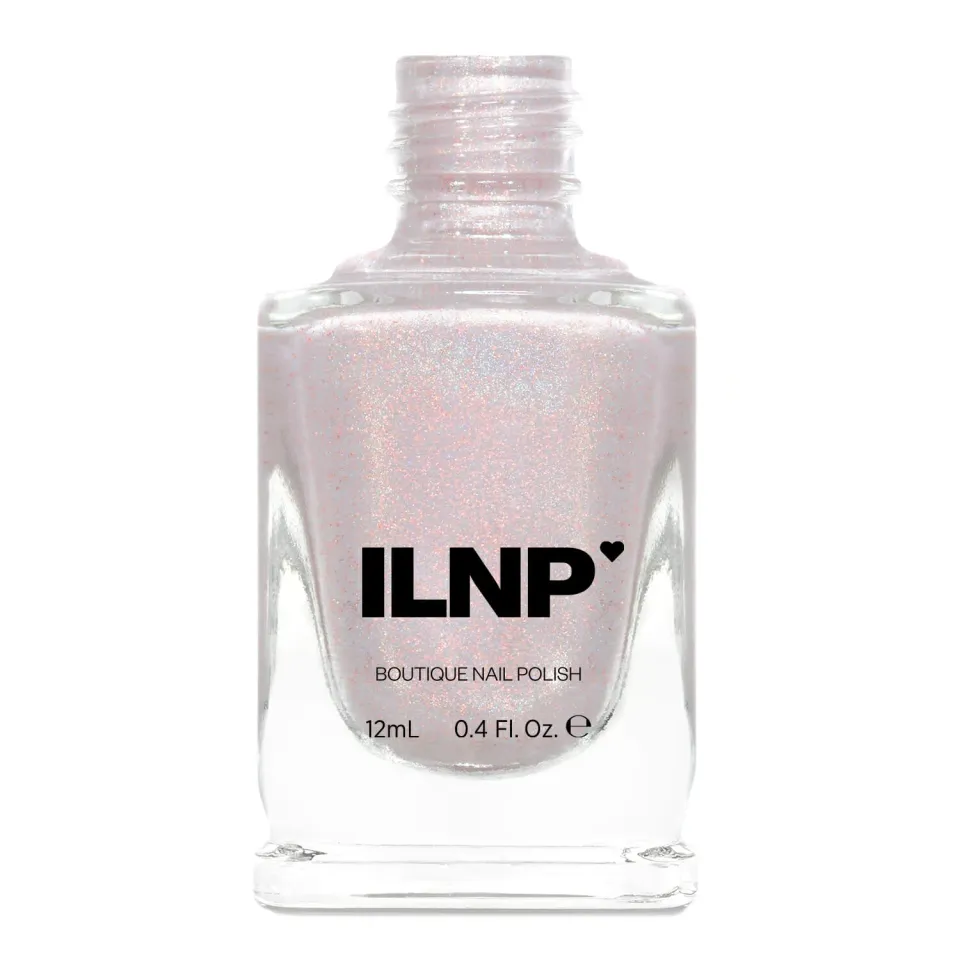 ILNP Hope nagellack café latte beige holografisk