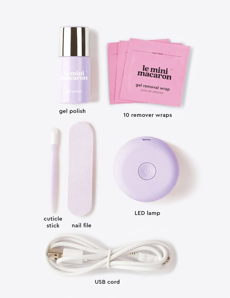 Le Mini Macaron Lilac Blossom gelkit pastellila