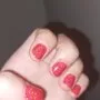 Cirque Red Bttms nagellack rött holografiskt