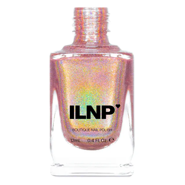 ILNP Ultra Holo Evermore nagellack rosamauv holografiskt
