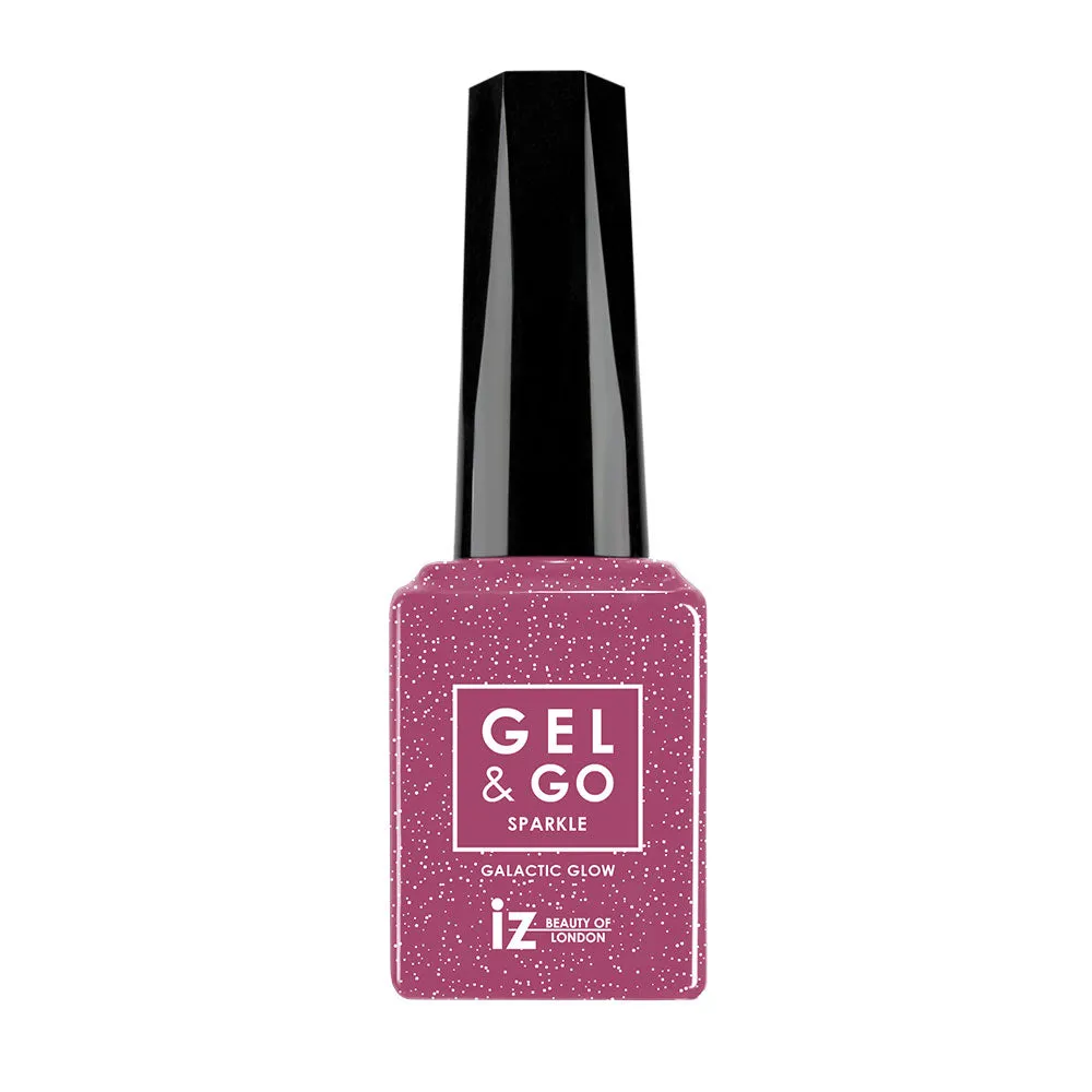 Iz Beauty GEL&GO Galactic Glow GG1062 gellack 12ml glitter