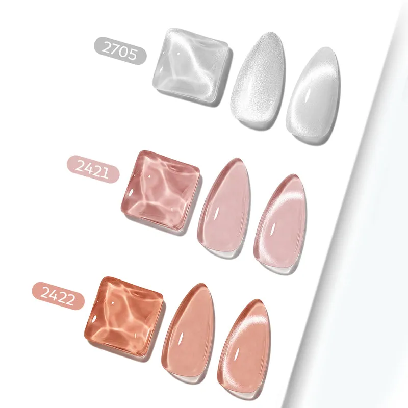 Modelones Blush Jelly gellack 6-pack cat eye rosa