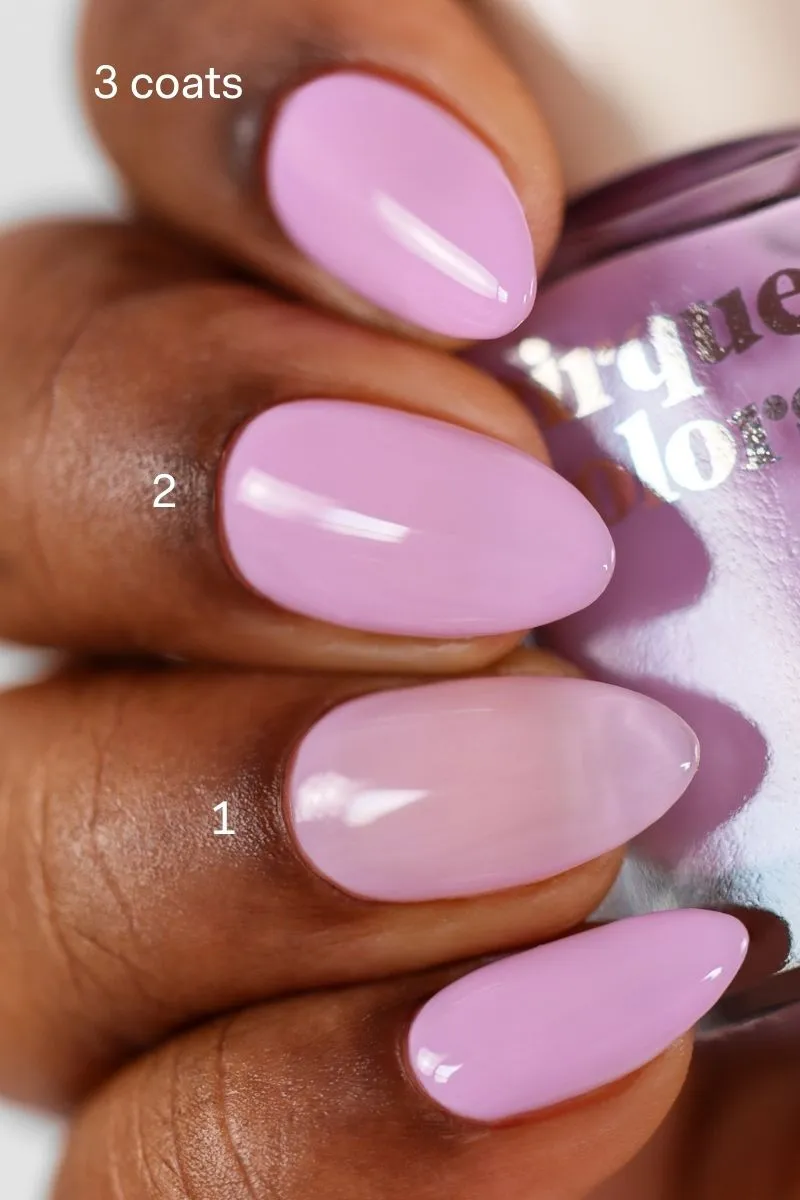 Cirque Smitten nagellack ljuslila crelly
