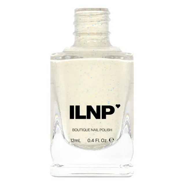 ILNP Courtyard Sundress nagellack beige blå flakes