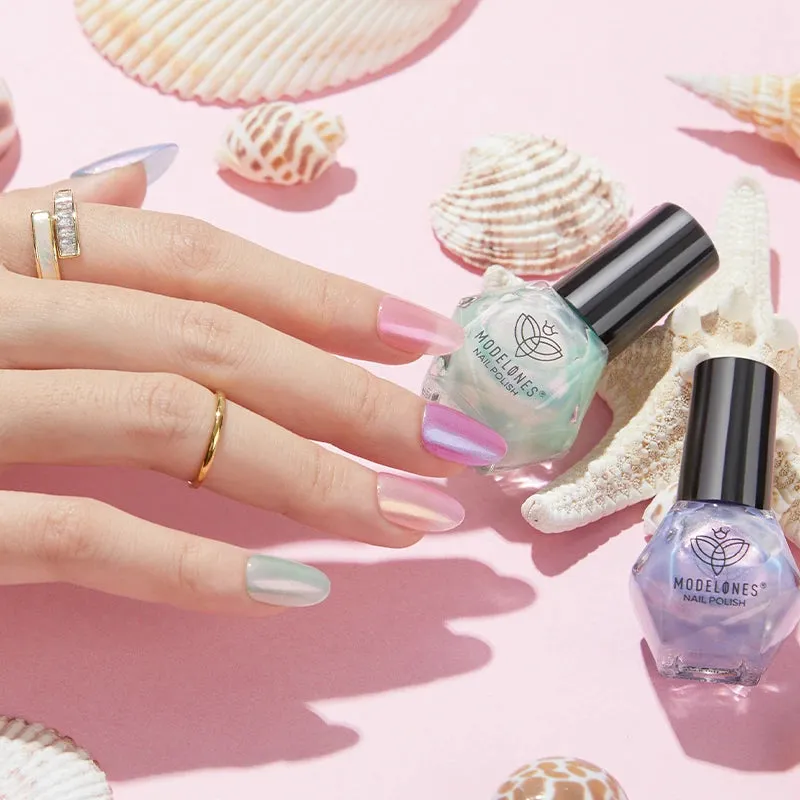 Modelones Bubble Fantasy nagellackset 6-pack – rosa-lila shimmer
