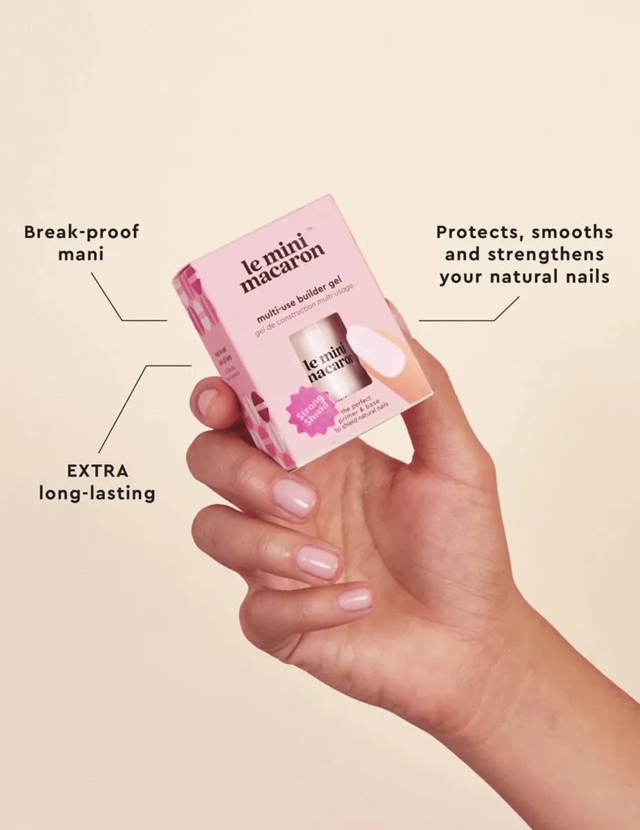 Le Mini Macaron Multi-Use Builder Gel Clear transparent