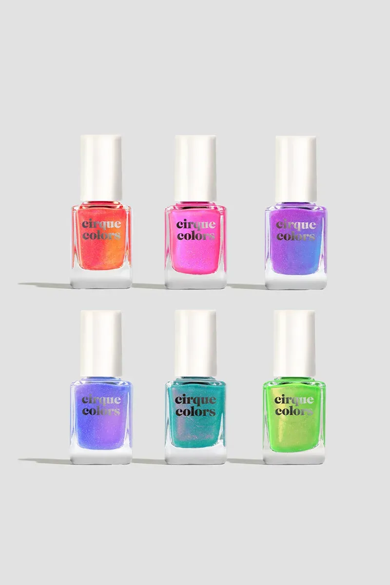Cirque Colors California Dreamin neon nagellack 6-pack