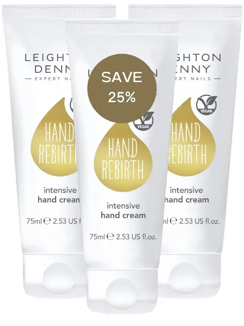 Leighton Denny Hand Rebirth handkräm 3x75 ml set