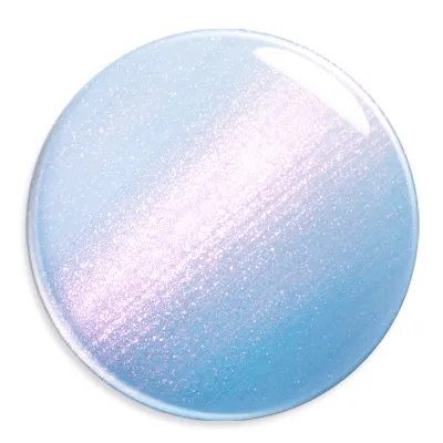 modelones Inspire Gel gellack Misty Cerulean 15ml shimmer blå