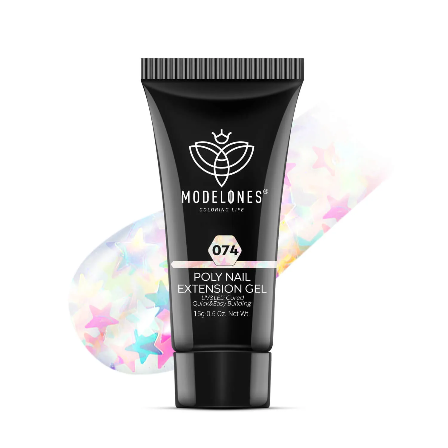 Modelones Ice Crystals polygel rosa 15 g