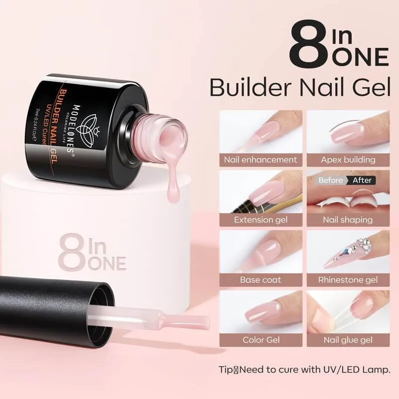 Modelones Builder Gel bygggel Nude Reddish nude