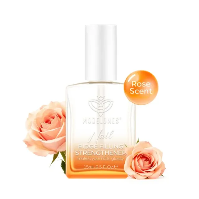 Modelones Nail Care nagelstärkare Clear rosdoft stärkande