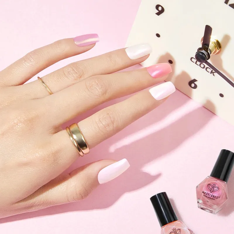 Modelones Bubble Fantasy nagellackset 6-pack – rosa-lila shimmer