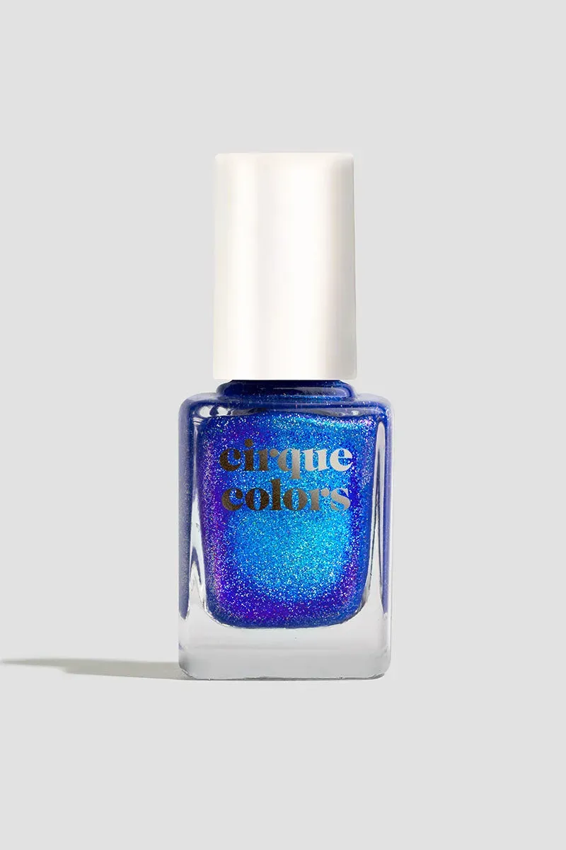 Cirque Colors Aerial Act nagellack koboltblå shimmer