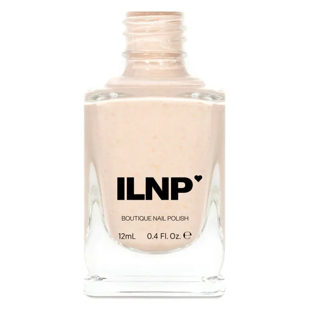 ILNP Golden Hour Afterlight nagellack oatmeal guldflakes