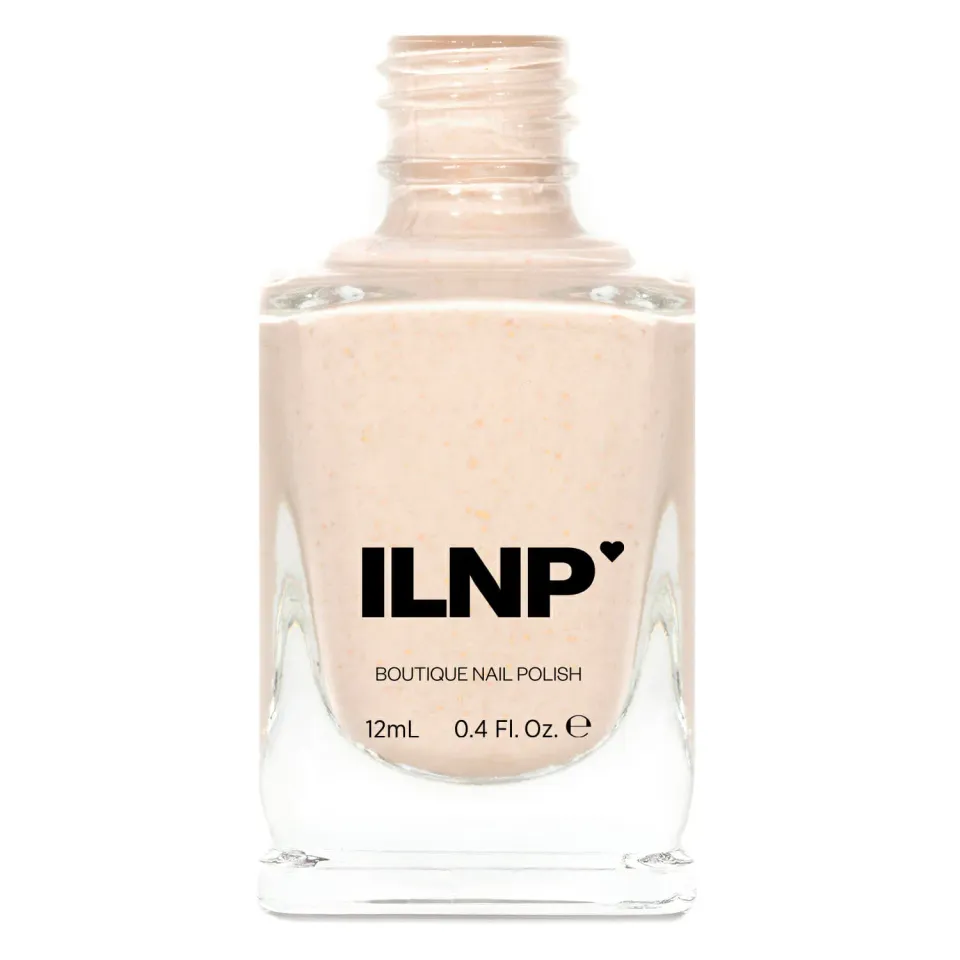 ILNP Golden Hour Afterlight nagellack oatmeal guldflakes