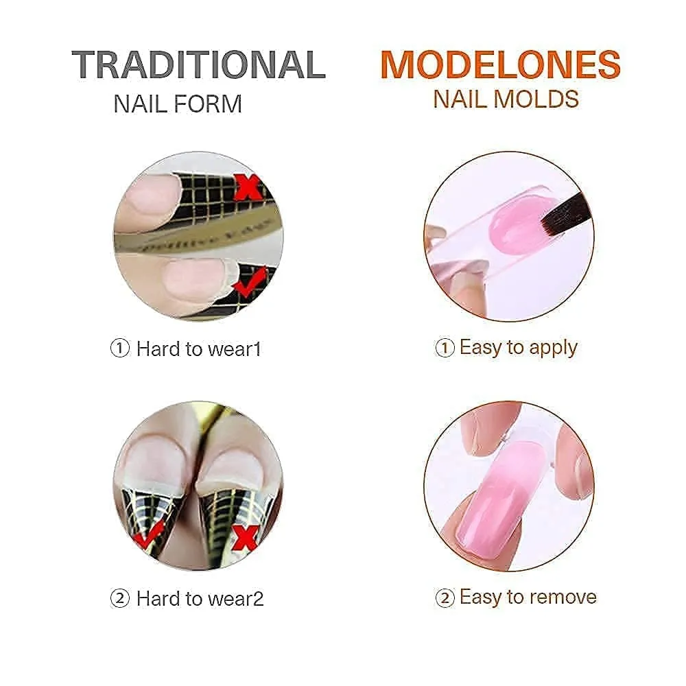 Modelones Dual Forms nageltippar 120-pack full cover