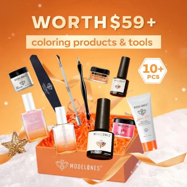 Modelones Mystery Lucky Bag nagellacksset 10 delar överraskning