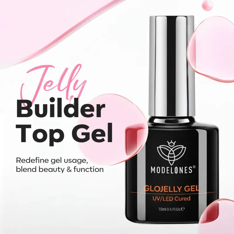 Modelones Glossy Jelly top coat 10 ml glansig jelly