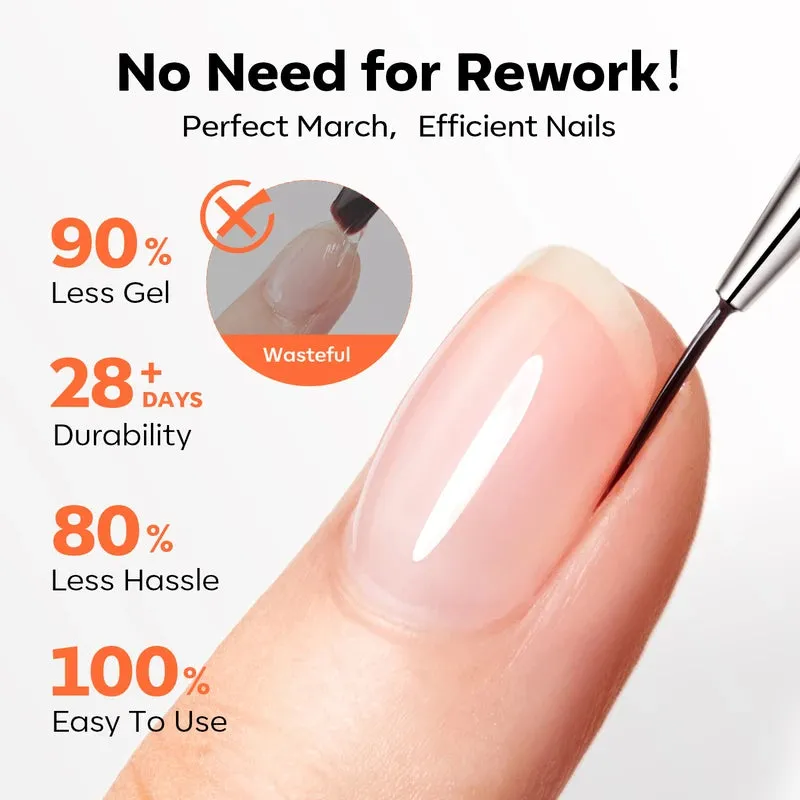 Modelones Builder Gel Clear nagelgel 10ml transparent liner