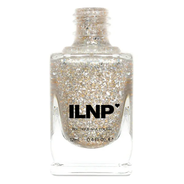 ILNP Party Popper topplack guld flakie