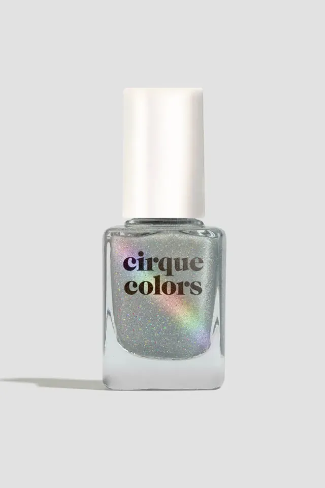 Cirque Colors Starry Eyed nagellack silver magnetisk topper