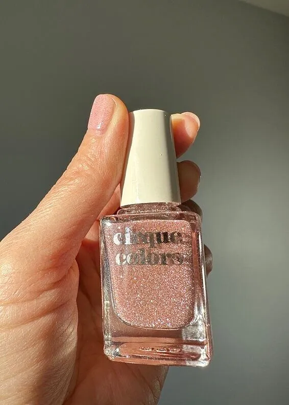 Cirque Colors Tiny Dancer glitter topper rosa