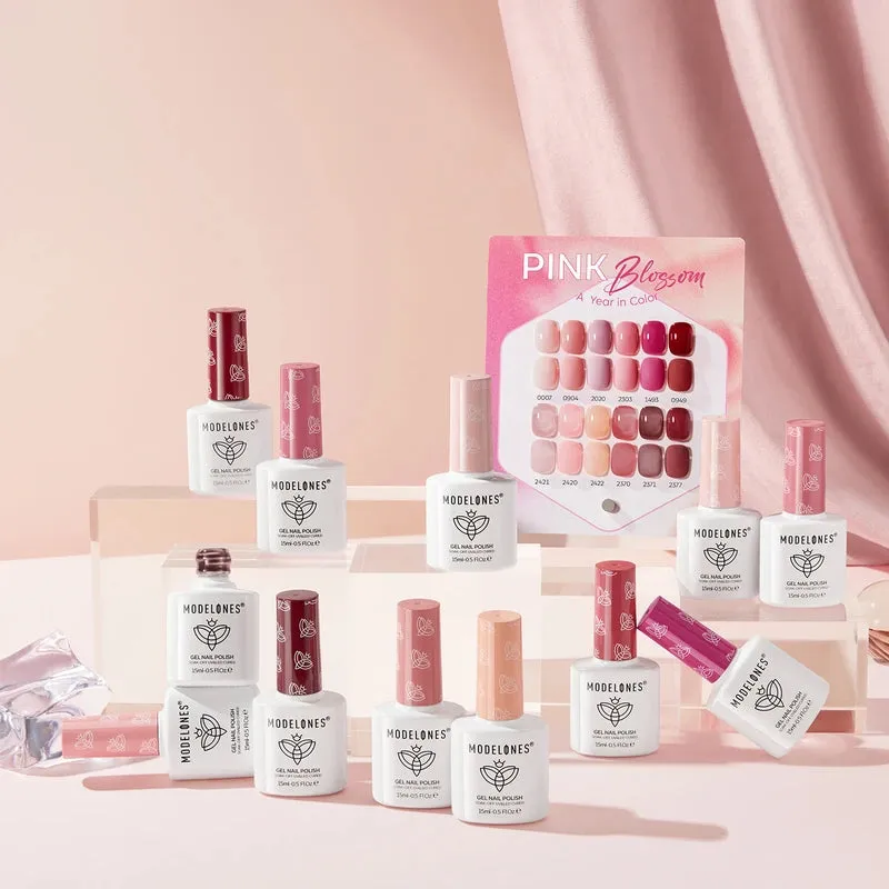 Modelones Echo of the Story gellackset 12x15ml rosa
