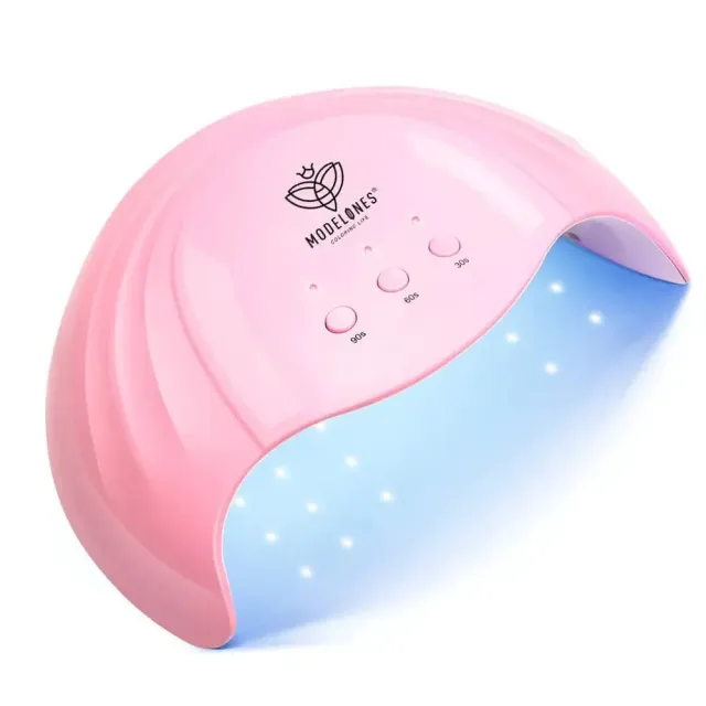 Modelones 48W UV/LED nagellampa gel 45s/60s timer