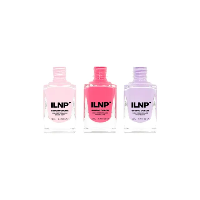 ILNP Lovestruck nagellack set 3-pack krämig rosa