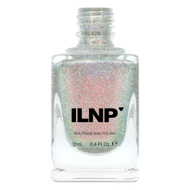 ILNP nagellack Fired Up orange holografisk