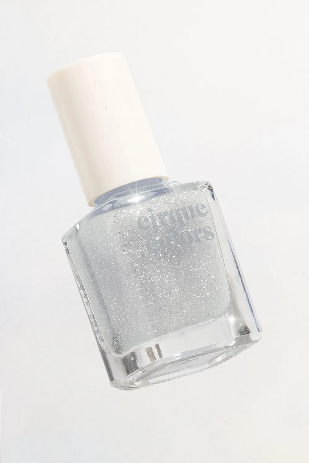 Cirque Colors Nimbus glitter topper silver skimrande