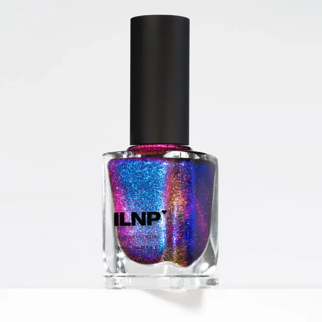 ILNP Twisted Mood Ring nagellack blå magnetisk cat eye