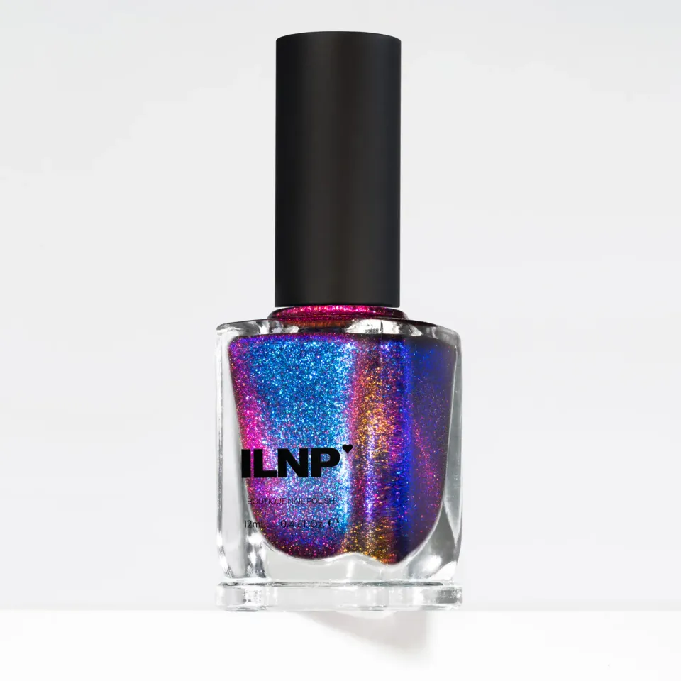 ILNP Twisted Mood Ring nagellack blå magnetisk cat eye