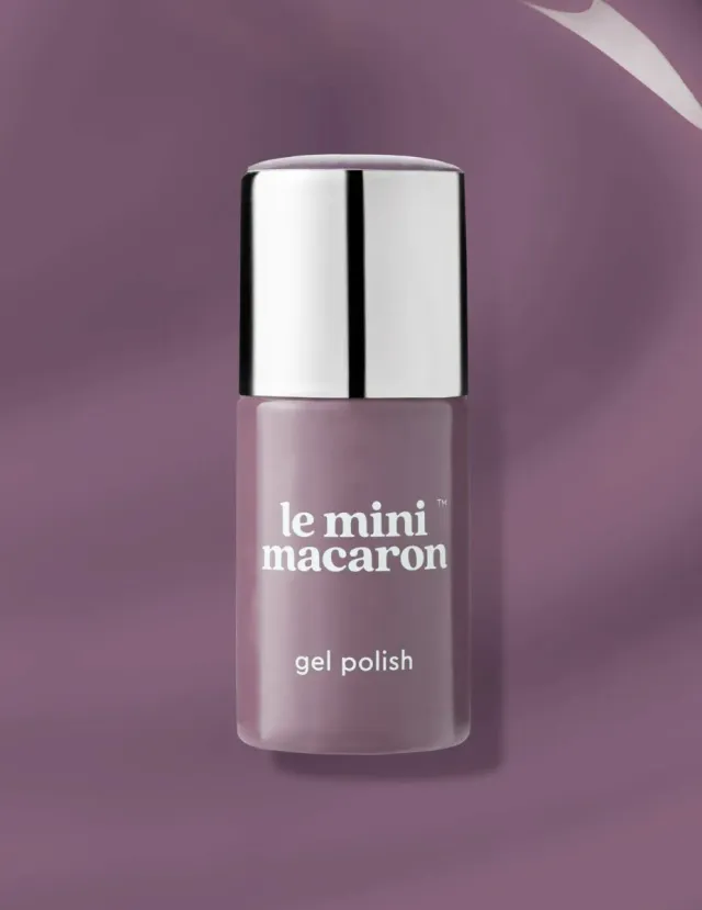 Le Mini Macaron Rum Raisin gellack duvig mauve
