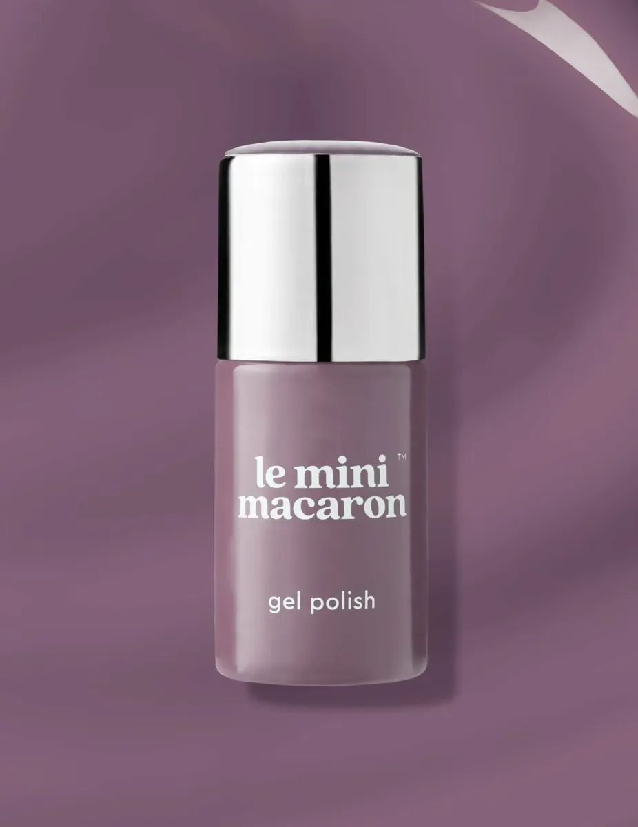 Le Mini Macaron Rum Raisin gellack duvig mauve