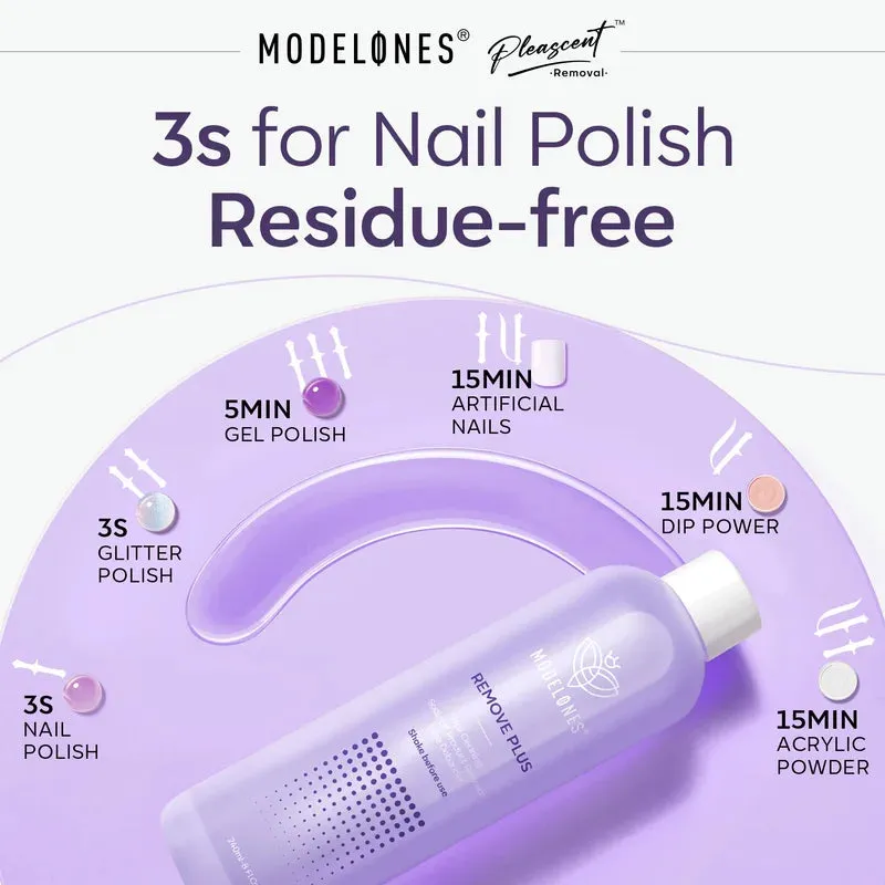 Modelones Remove Plus nagellacksborttagare 3-i-1