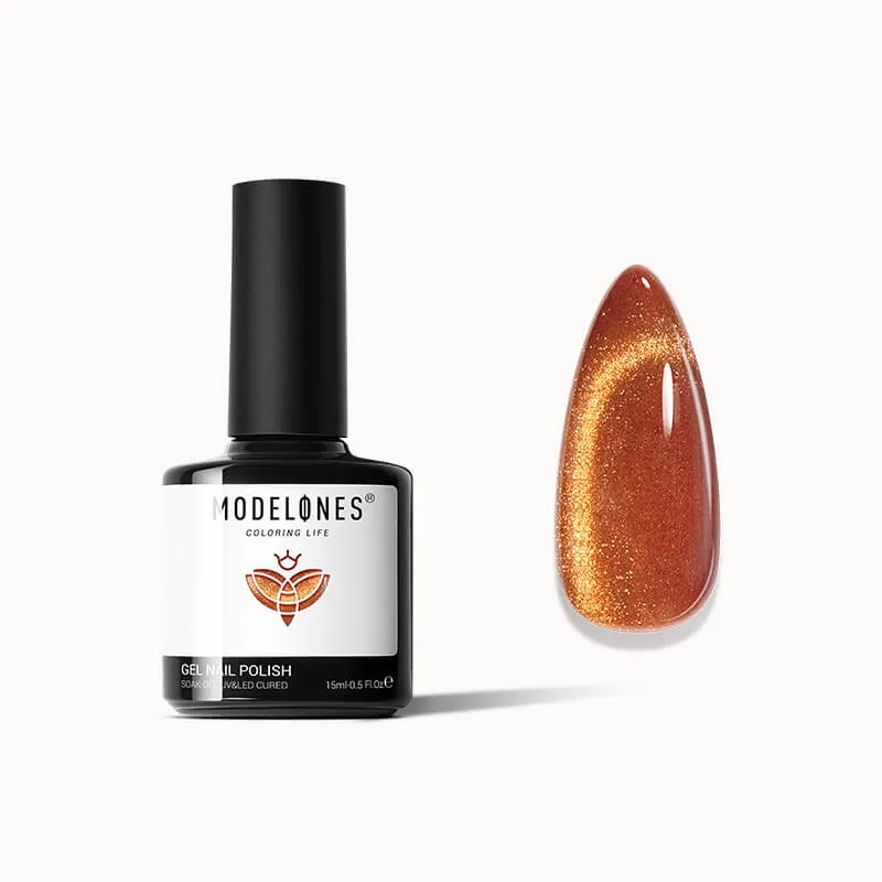 Modelones Inspire Gel gellack Brown Sugar cat eye 15 ml